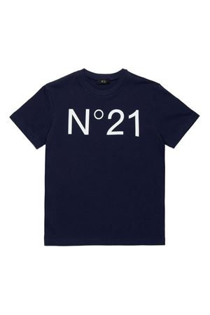 blue cotton tshirt N°21 KIDS | N21173N01530N821